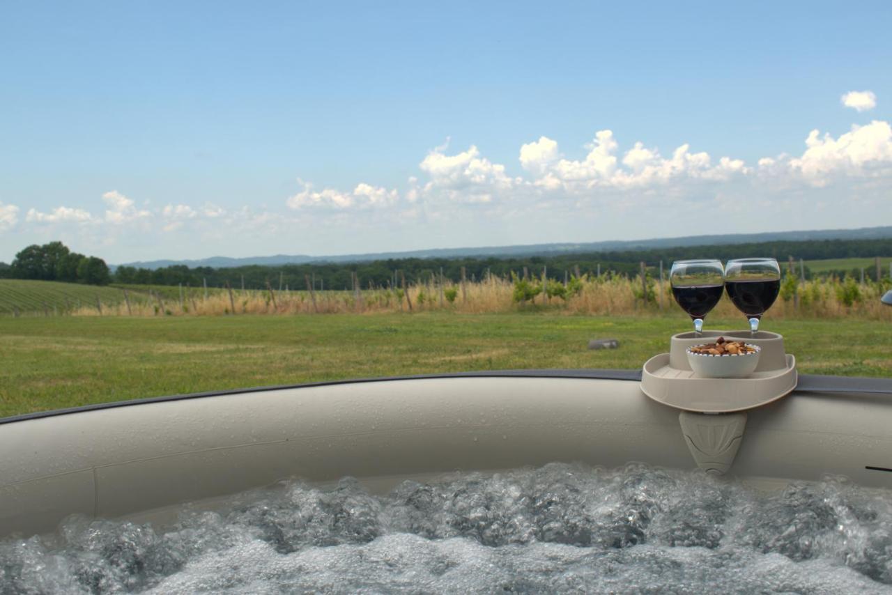 Perigourdine Avec Spa Et Vue Pomport Extérieur photo
