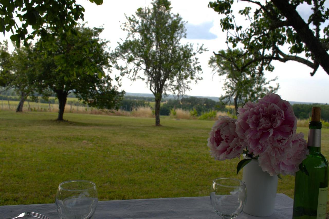 Perigourdine Avec Spa Et Vue Pomport Extérieur photo