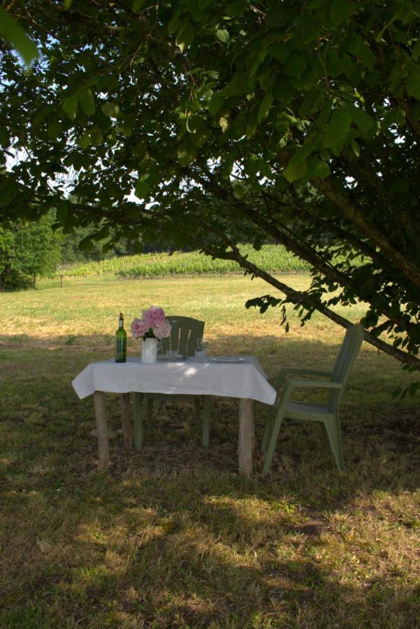 Perigourdine Avec Spa Et Vue Pomport Extérieur photo