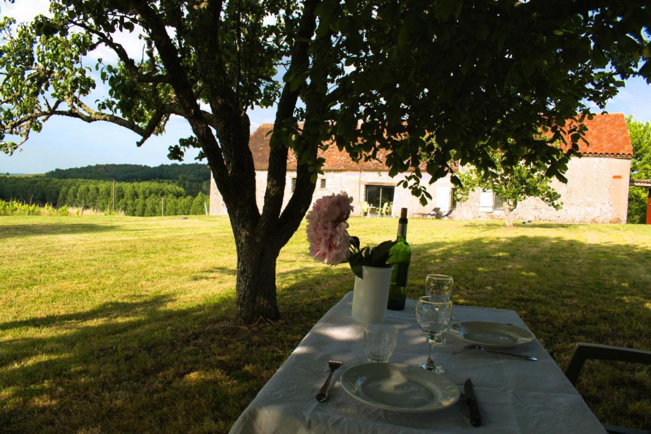 Perigourdine Avec Spa Et Vue Pomport Extérieur photo