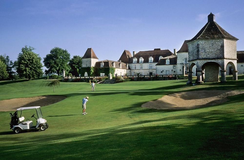 Perigourdine Avec Spa Et Vue Pomport Extérieur photo