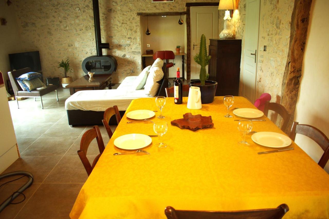 Perigourdine Avec Spa Et Vue Pomport Extérieur photo