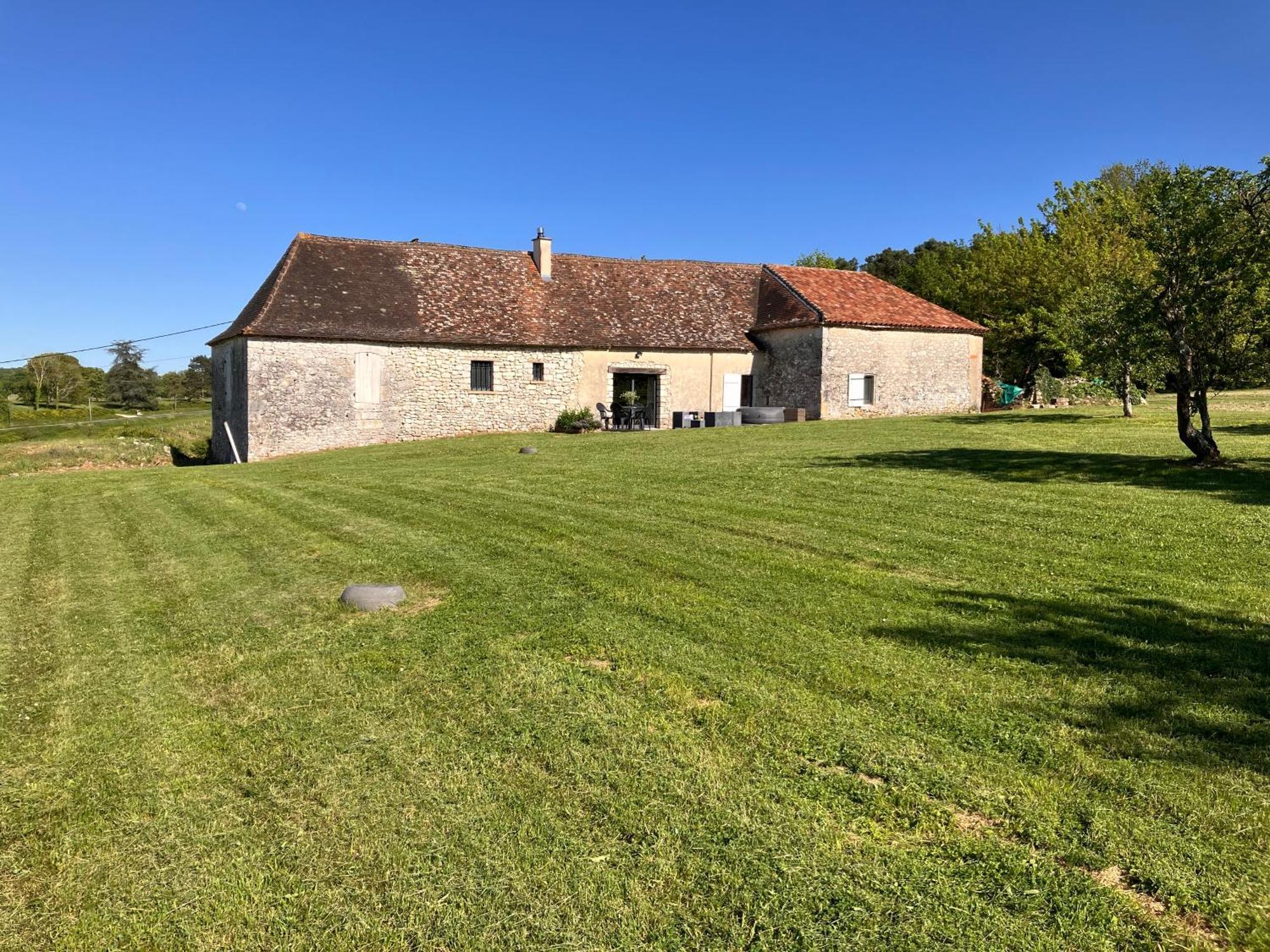 Perigourdine Avec Spa Et Vue Pomport Extérieur photo