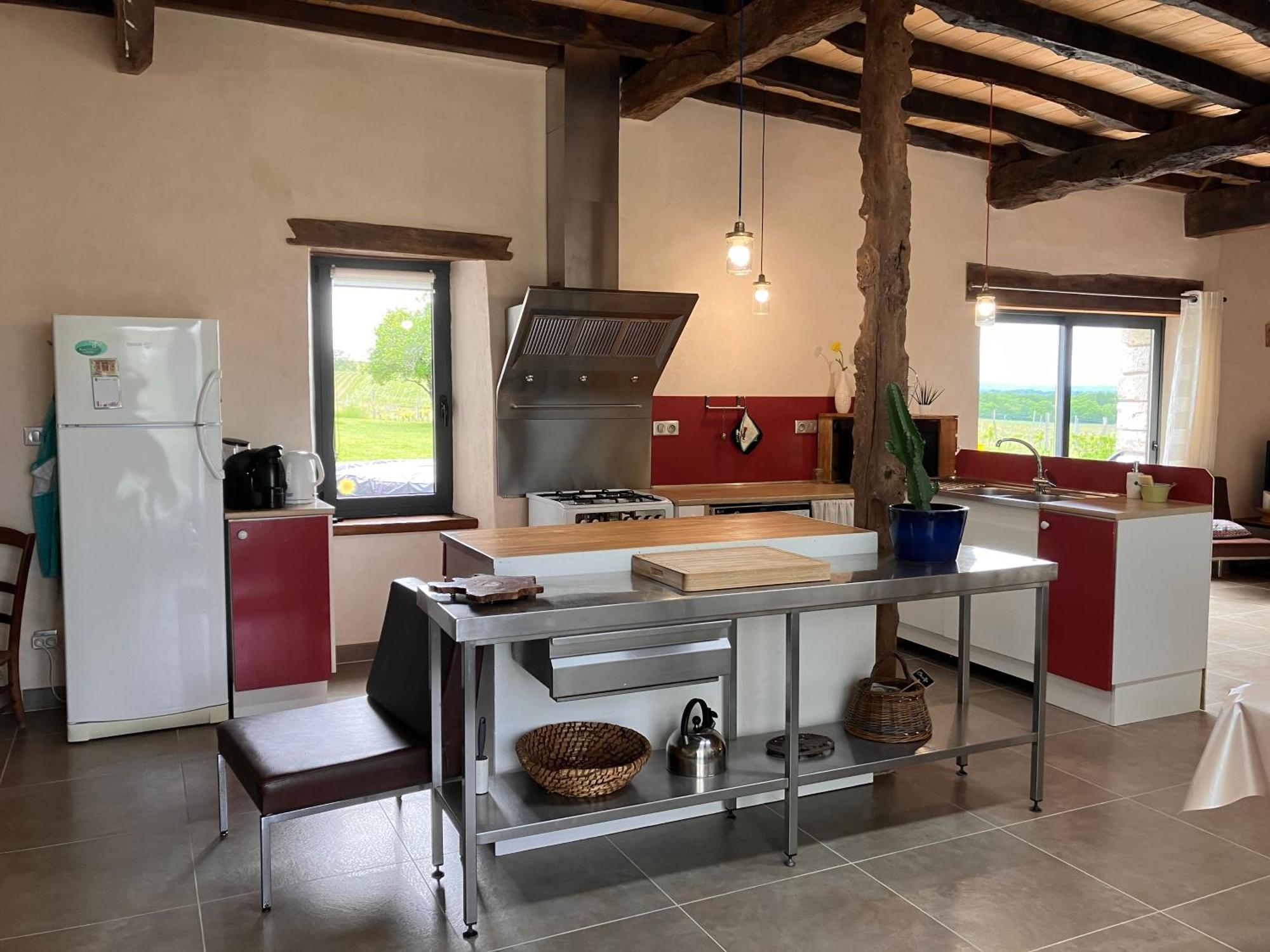 Perigourdine Avec Spa Et Vue Pomport Extérieur photo
