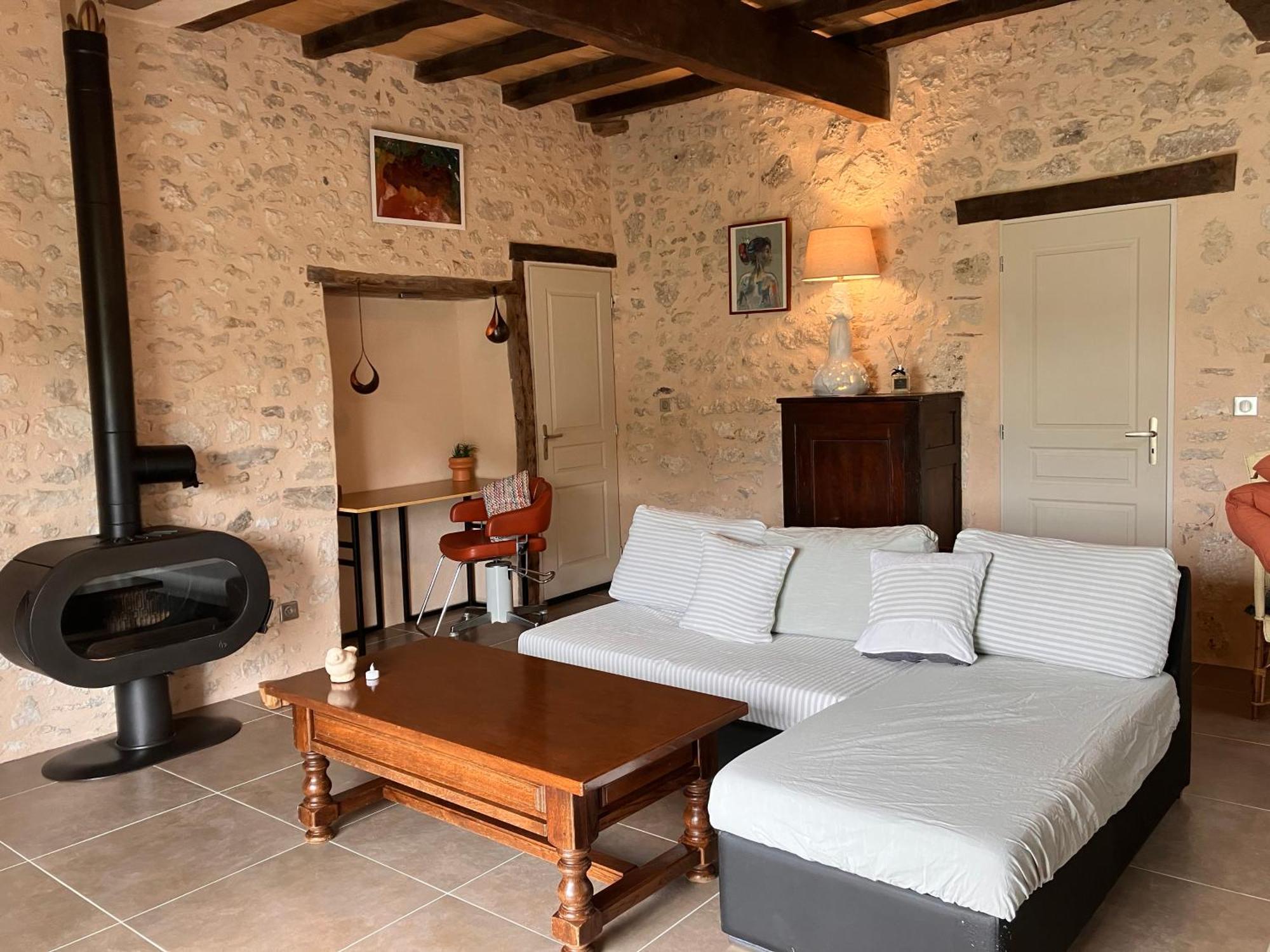 Perigourdine Avec Spa Et Vue Pomport Extérieur photo
